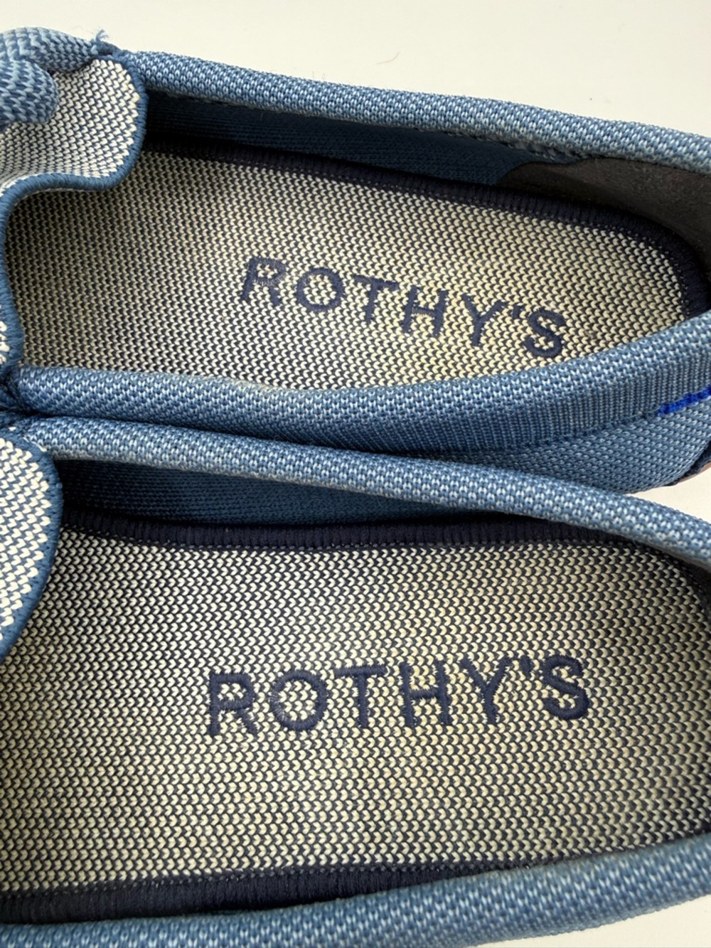 Rothy’s The Braid Driver Women’s Blue Knot Detail Loafers Sustainable Knit Flats - Picture 9 of 16